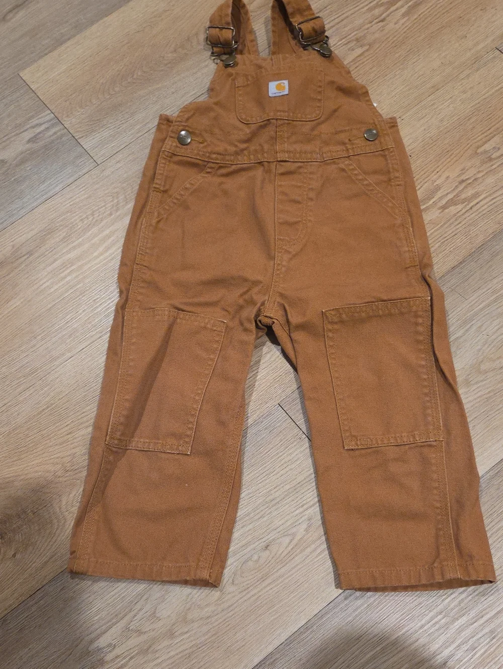 Carhartt Kids Rust Brown Workwear Overalls
